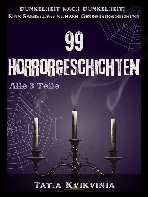 Title details for 99 Horrorgeschichten by Tatia Kvikvinia - Available